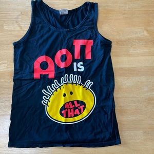 Alpha Omicron Pi 90s “All That” comfort colors tank top